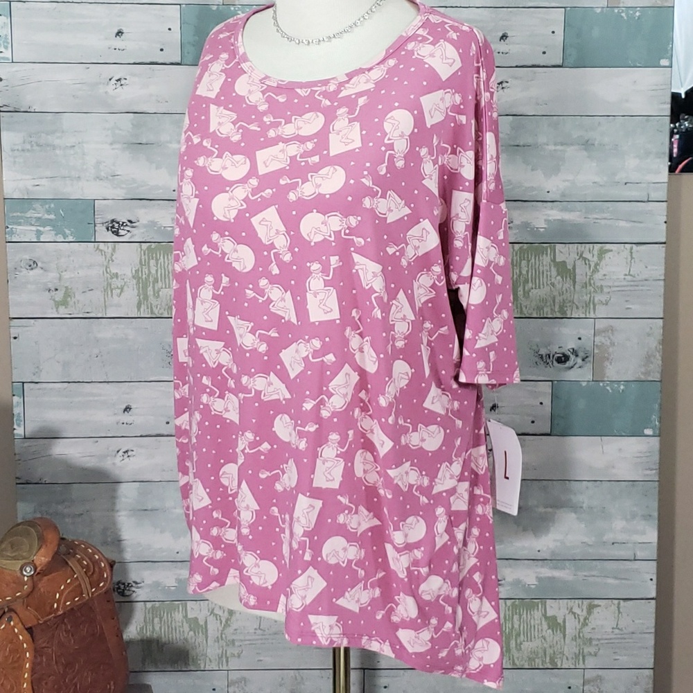 Lularoe Kemit the frog large irma